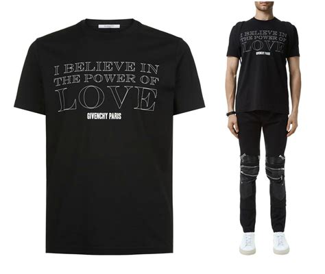 t shirt i believe in the power of love givenchy|Givenchy .